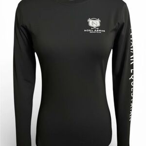 Noel Asmar Equestrian Black Long Sleeve Riding Shirt